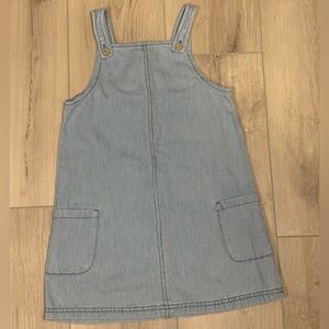 Old Navy Light Blue Kids Overall Dress